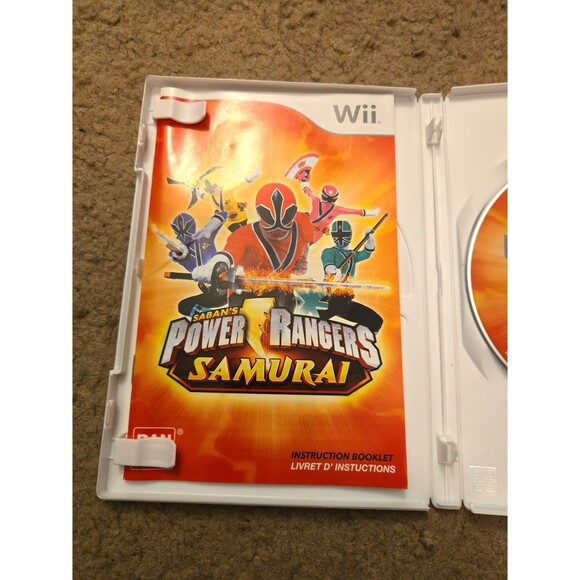 Power Rangers Samurai Nintendo Wii (CIB w/ manual) - Picture 4 of 5